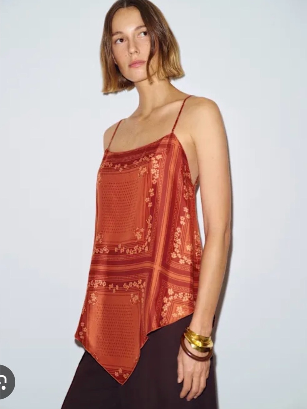 Reformation Esme Silk top - size medium